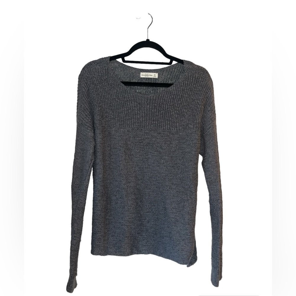 Abercrombie & Fitch Women’s Grey Sweater Cotton Blend Size M